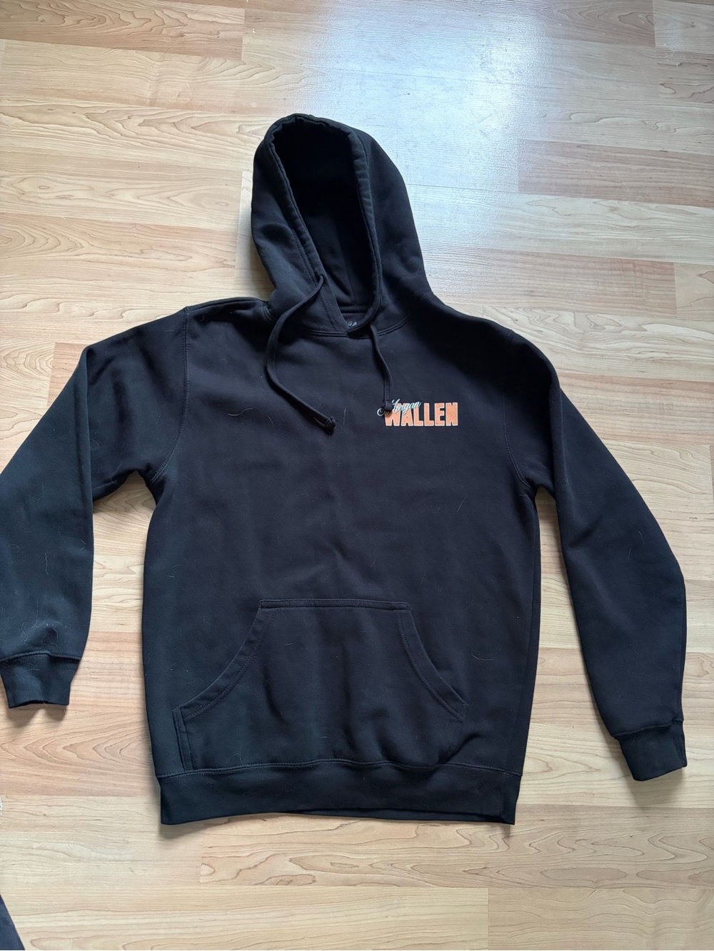 Black Morgan Wallen Logo Hoodie - Pullover Sweatshirt